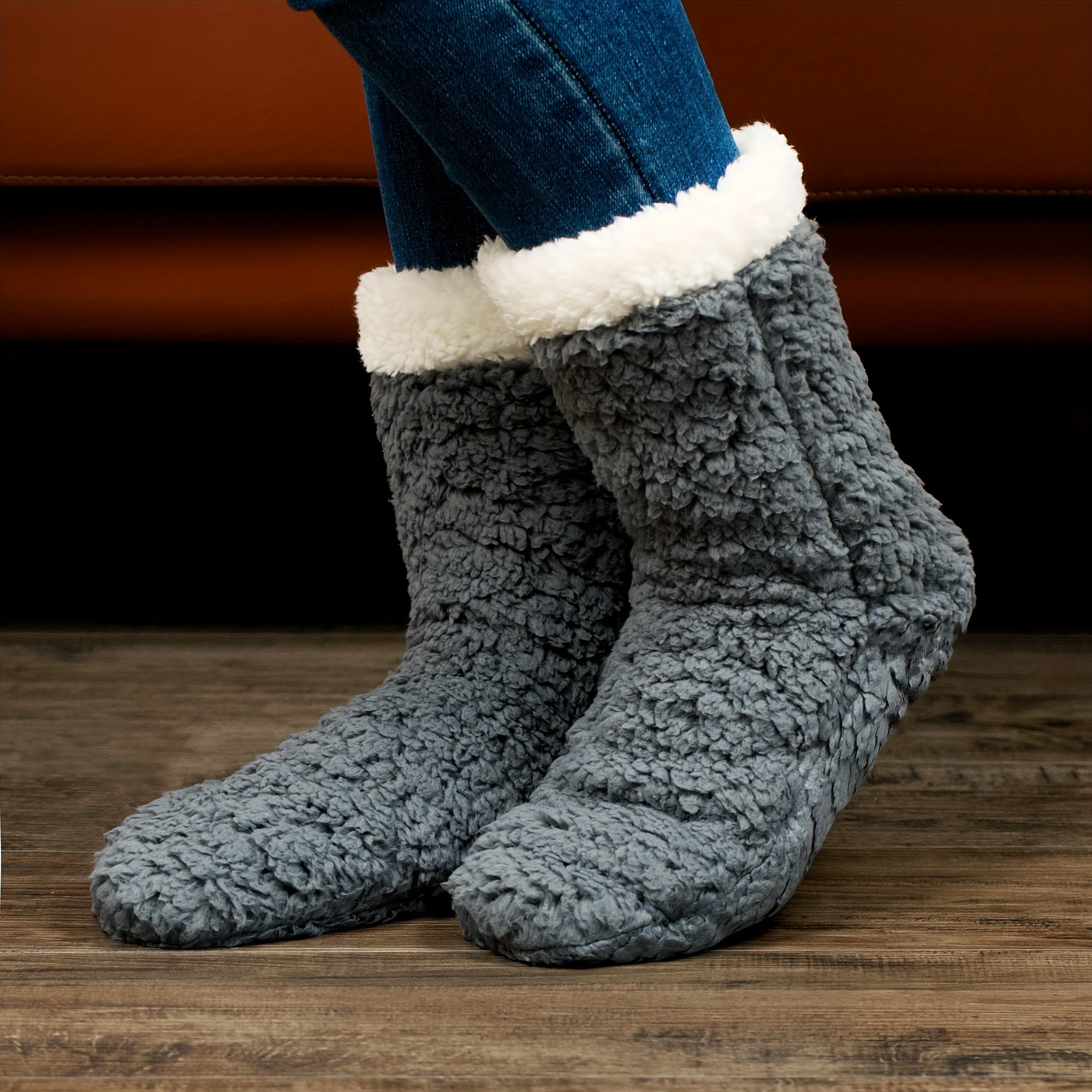 Fuzzy slippersokken - warm en uitnodigend dames schoeisel