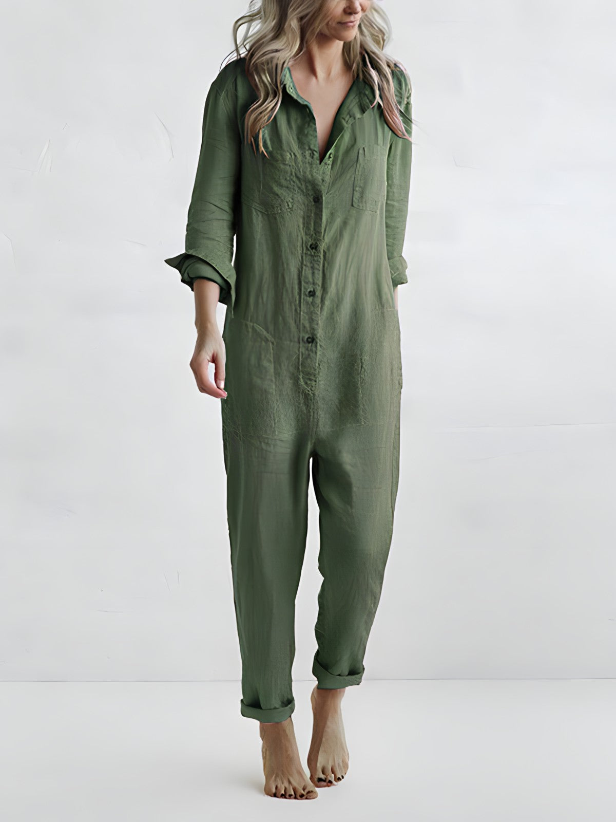 Dames lichte jumpsuit - trendy outfit voor elke gelegenheid