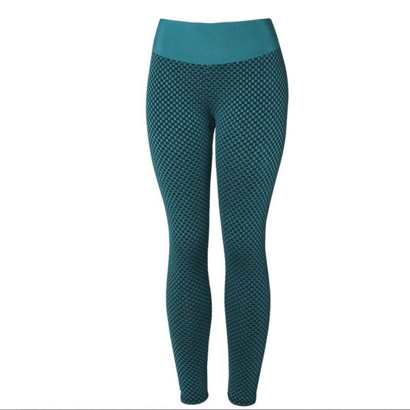 Dames hoge taille yoga leggings - ademende stretch fitnessbroeken