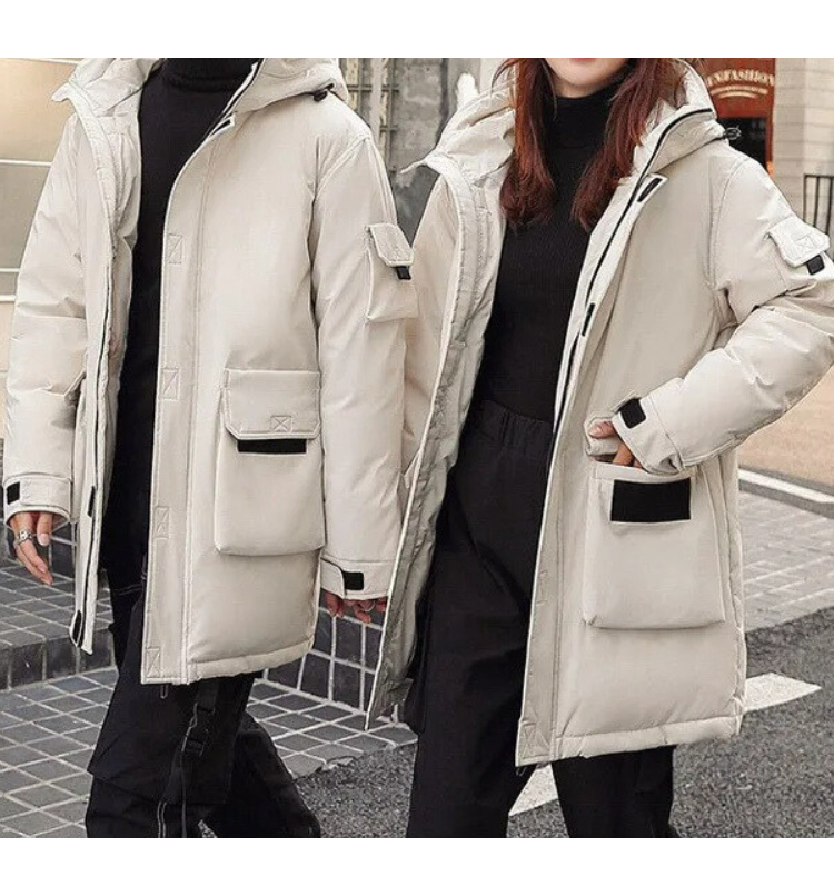 2-delige winterparka set - geïsoleerde jas met capuchon voor dames