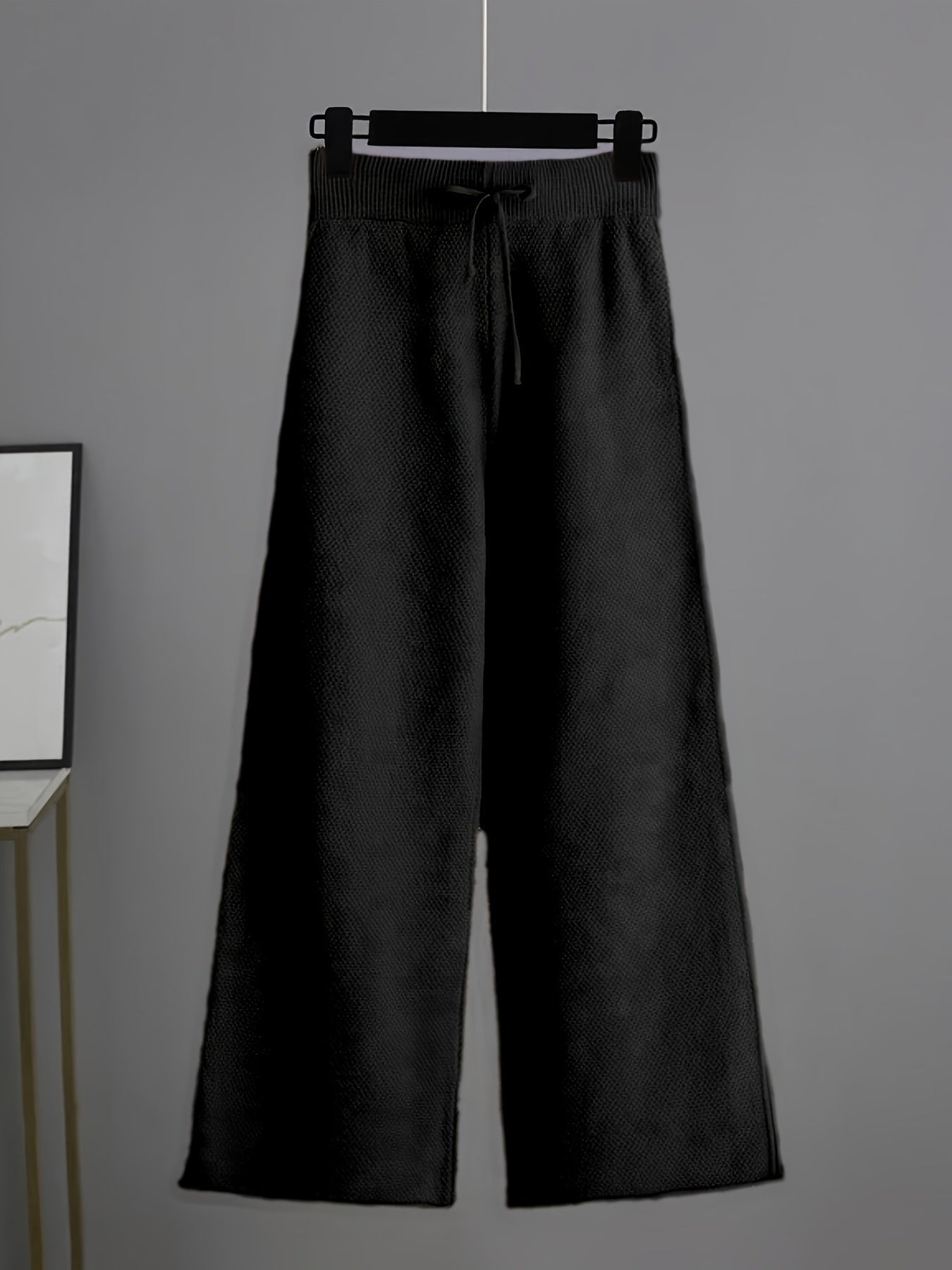 2-delige gebreide lounge set - stijlvolle oversized trui en wijde broek