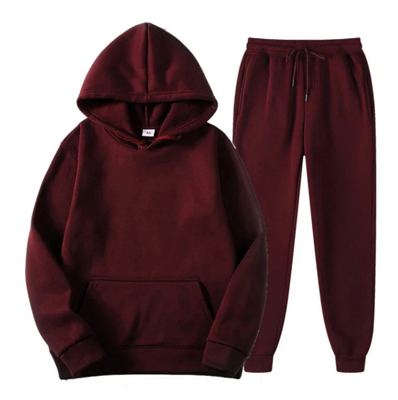 2-delige hoodie en joggingset - gezellige dames loungekleding