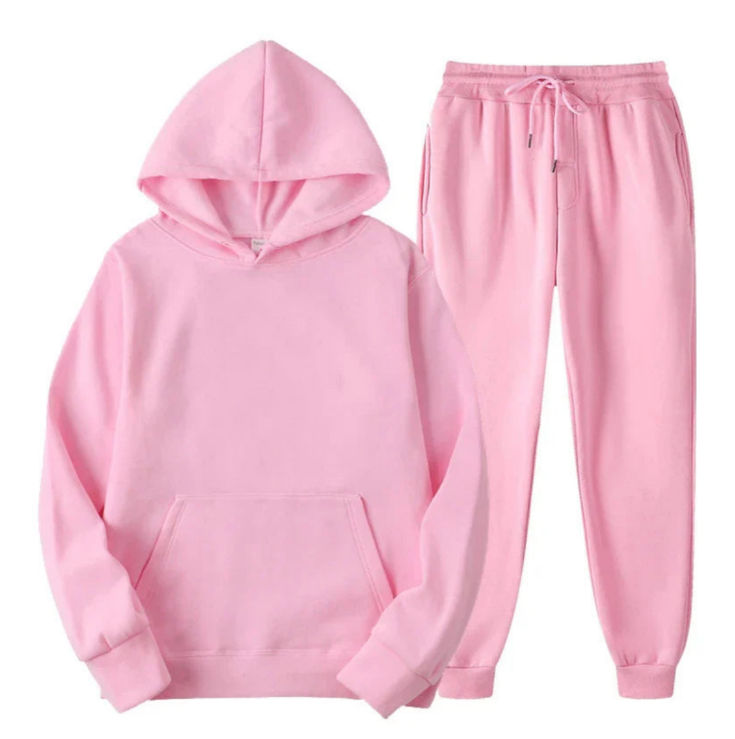 2-delige hoodie en joggingset - gezellige dames loungekleding