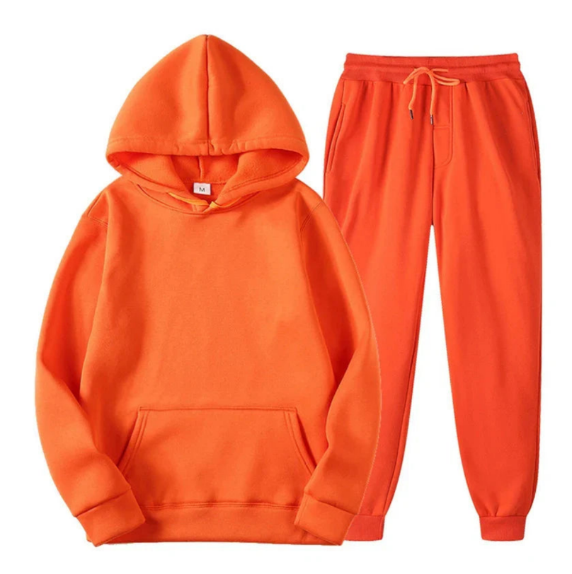 2-delige hoodie en joggingset - gezellige dames loungekleding