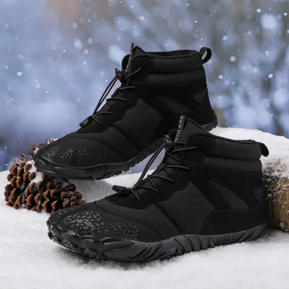 Lichte barefoot dames winterlaarzen - flexibel en gezellig