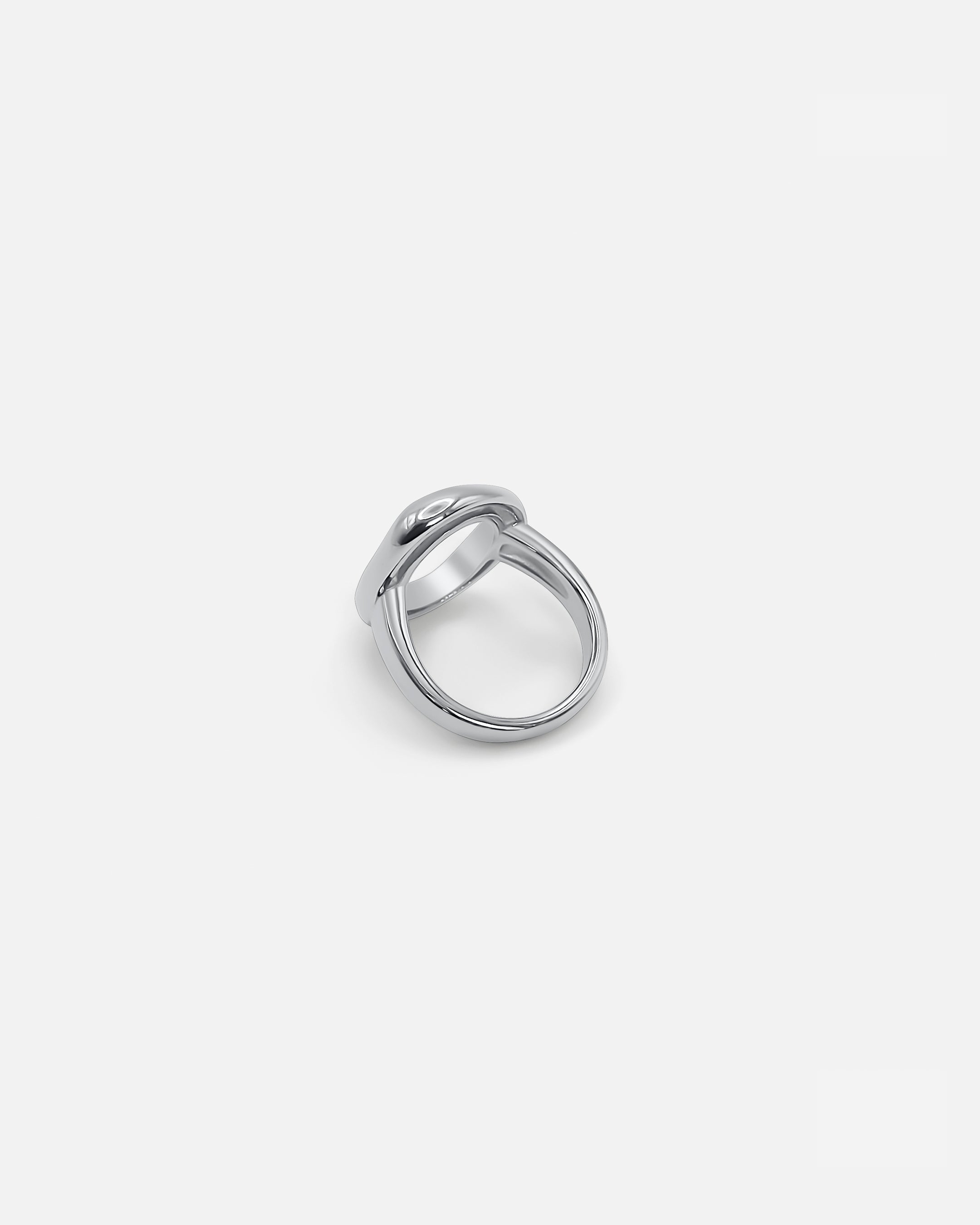 Dames zilveren ring met hollow design - stijlvolle accessoire voor dagelijkse elegantie