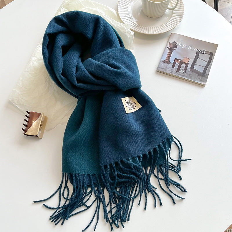 Verzorgende dubbelzijdige sjaal - luxe cashmere-gevoel dameswrap - Bakkermode.nl