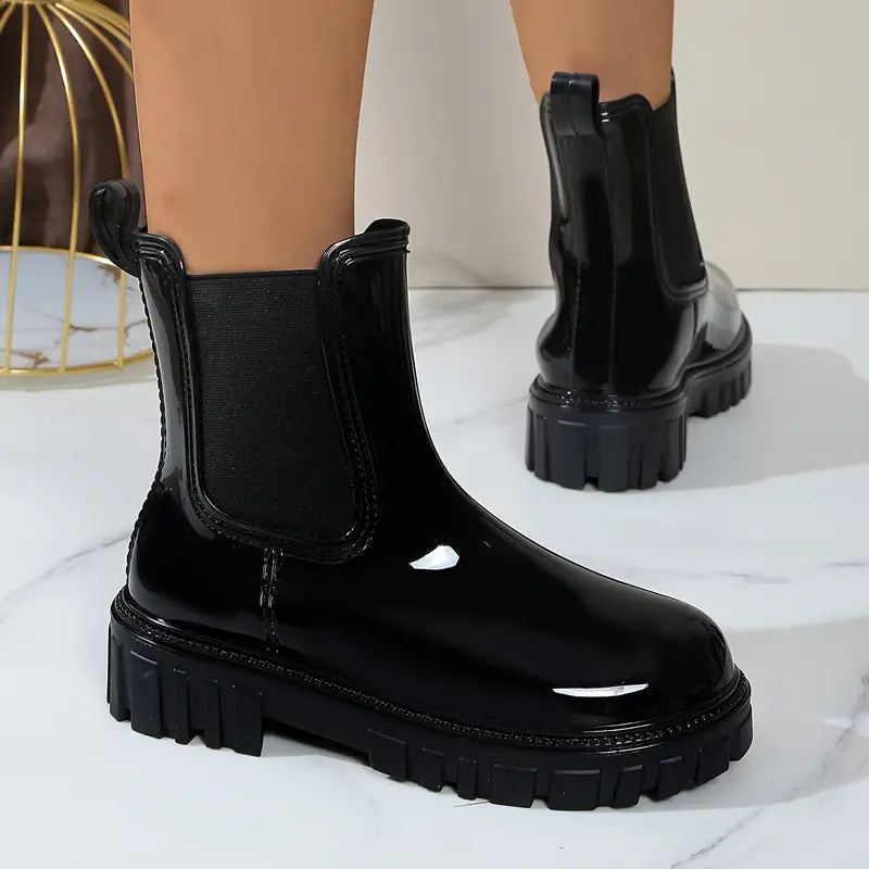 Gezellige laarzen - stijlvolle zwarte enkellaarsjes voor dames - Bakkermode.nl