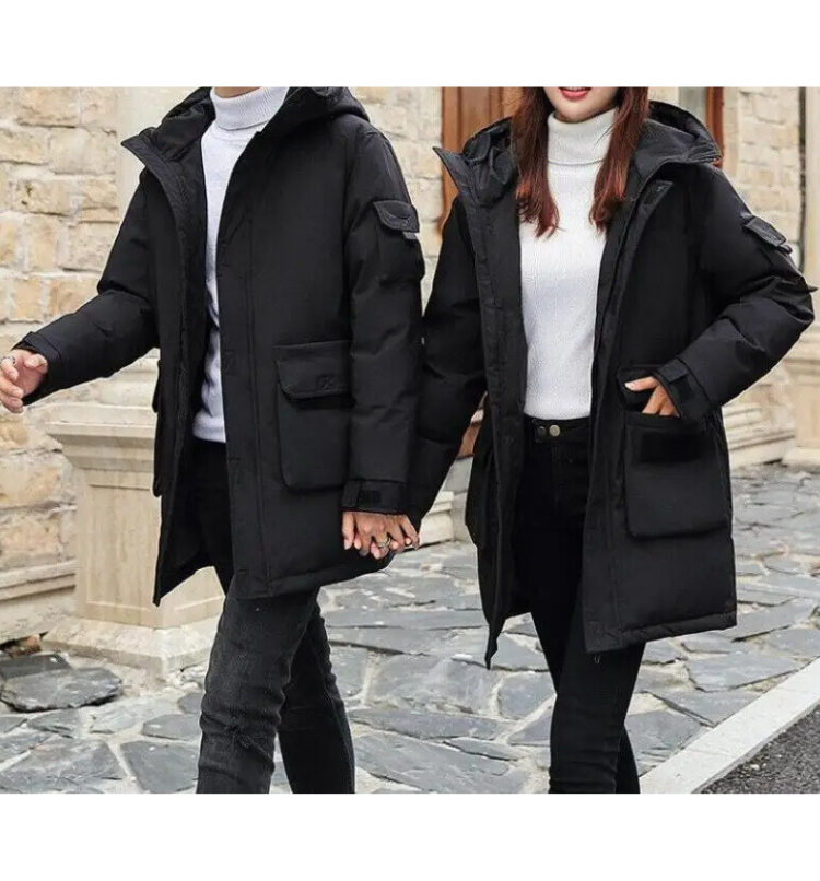 2-delige winterparka set - geïsoleerde jas met capuchon voor dames