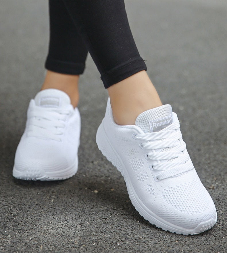 Dames lichtgewicht hardloopschoenen - ademende sneakers voor casual en actieve momenten