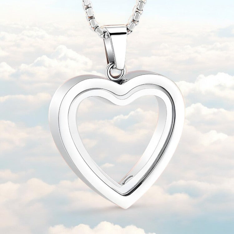 Hart pendant halsketting - elegante gouden damesjuwelen - Bakkermode.nl