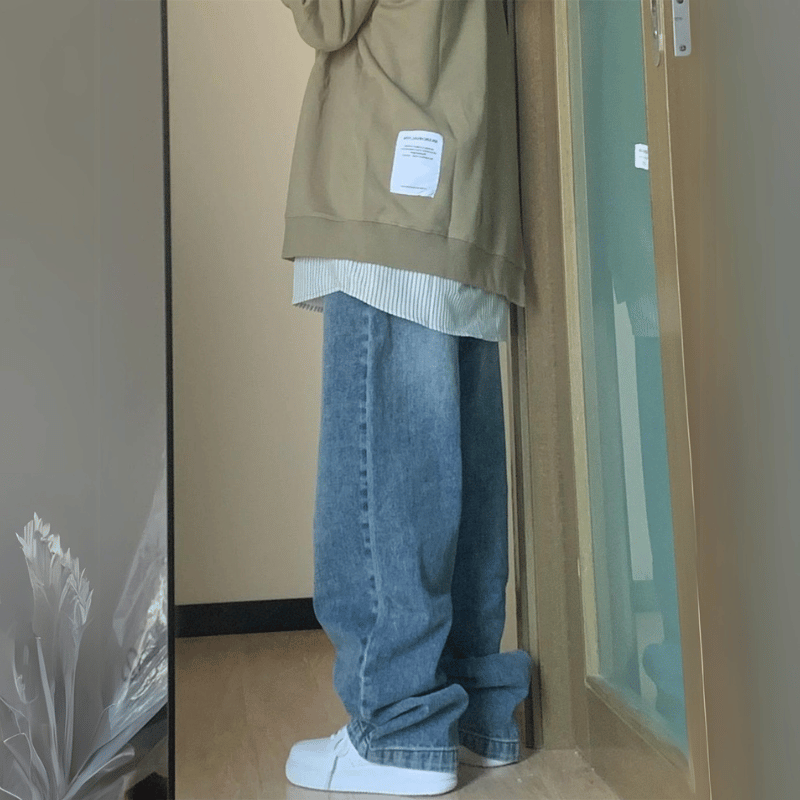 Dames baggy jeans - high waisted blauwe denim broeken voor casual gelegenheden - dagelijkse stijl & gemak