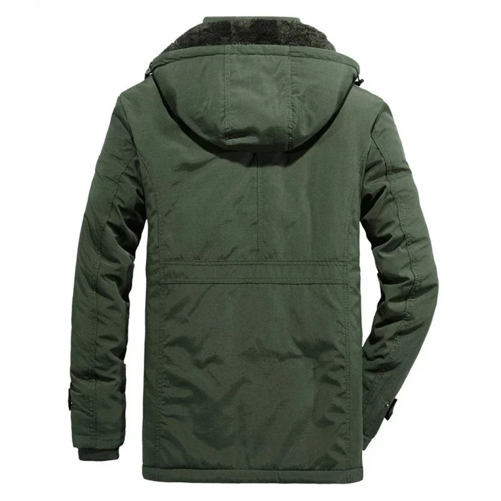 Parka jack - robuuste fleece-gevoerde buitenjas voor mannen