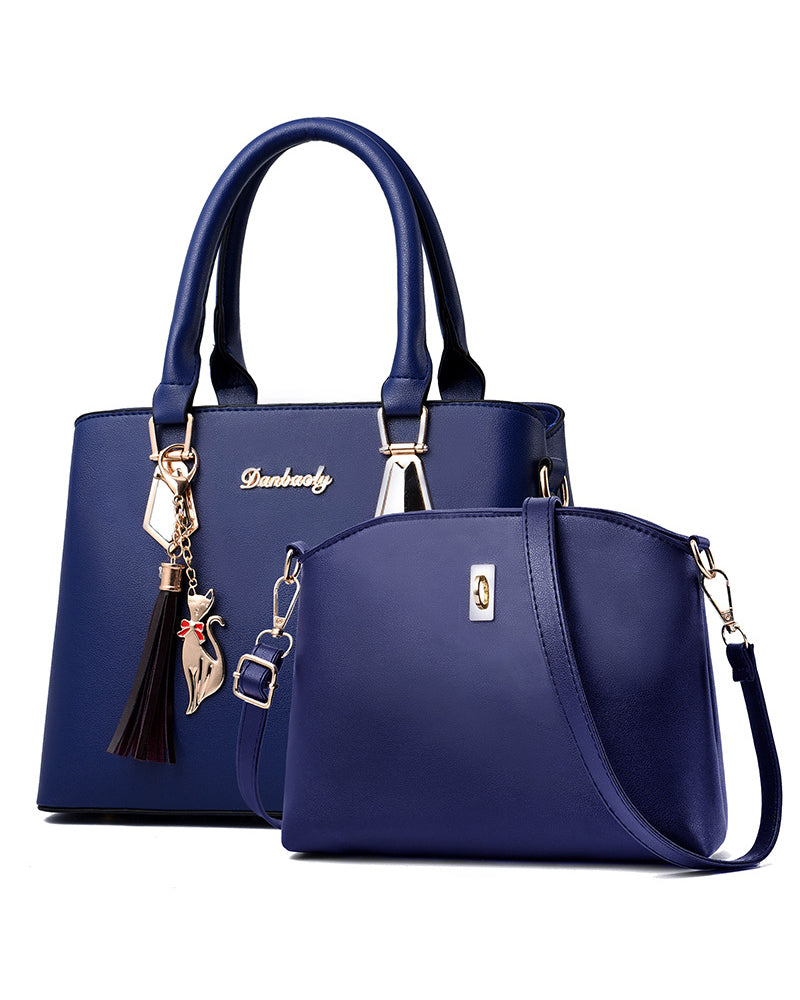2-delige dames handtassenset - elegante tote en crossbody tas voor casual en zakelijke look