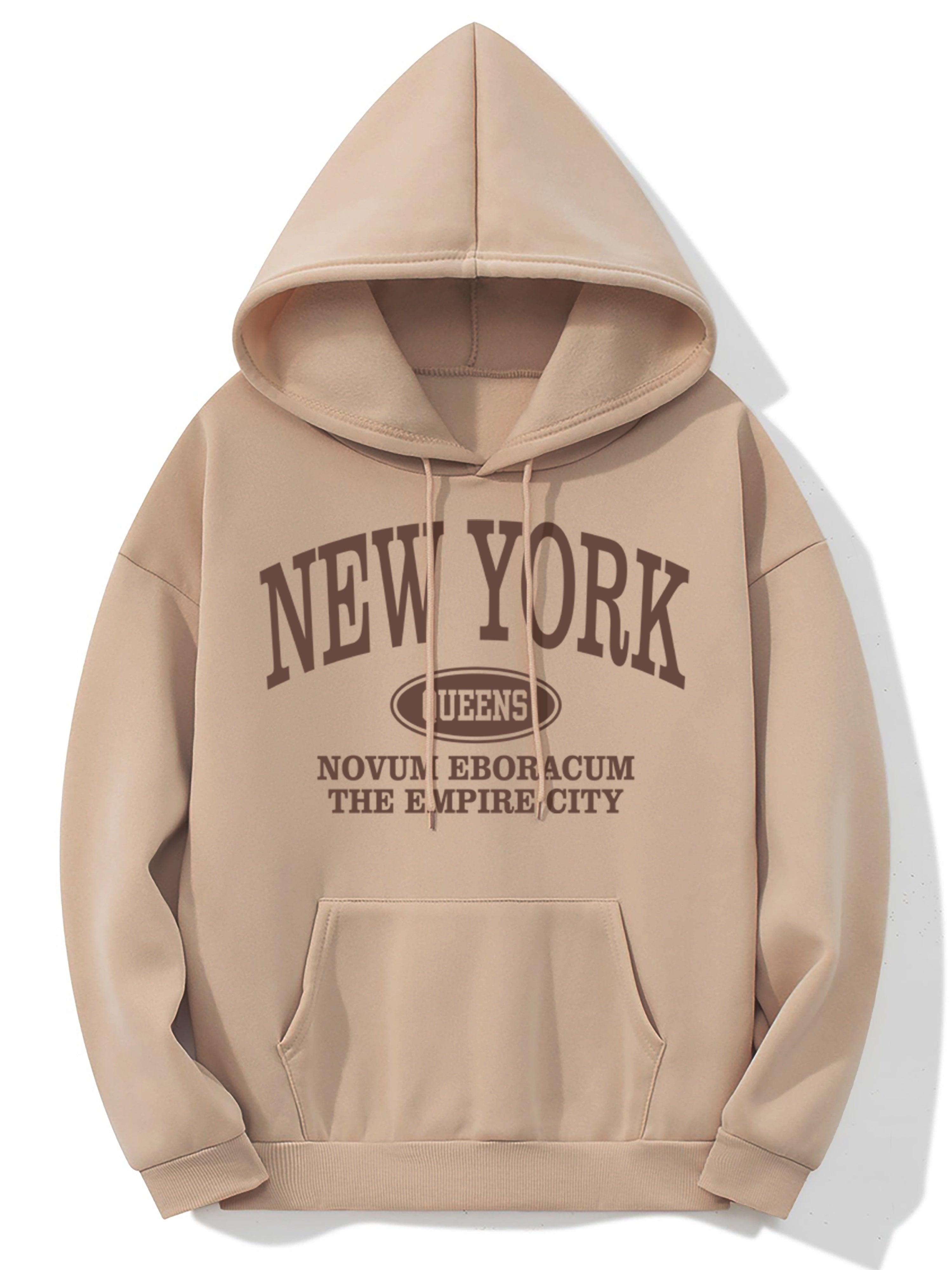 Hoodie met new york opdruk - gezellige dames sweatshirt