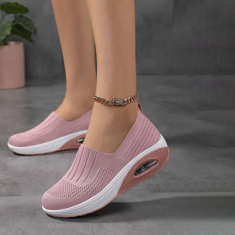 Slip-on sneakers - gezellige dames luchtkussen schoenen