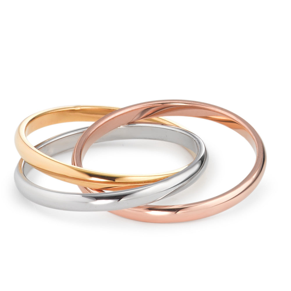 Tricolor ring - elegante damesring in drie kleuren
