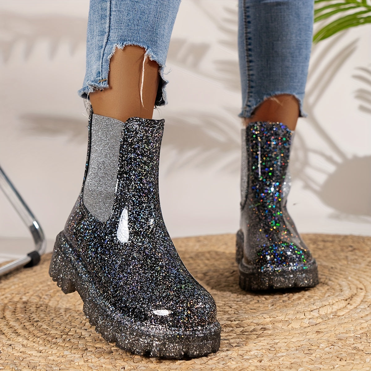 Stijlvolle dames enkellaarzen - trendy chelsea boots