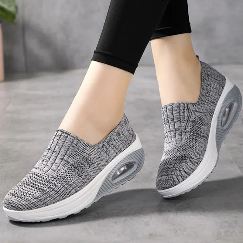 Slip-on sneakers - gezellige dames luchtkussen schoenen