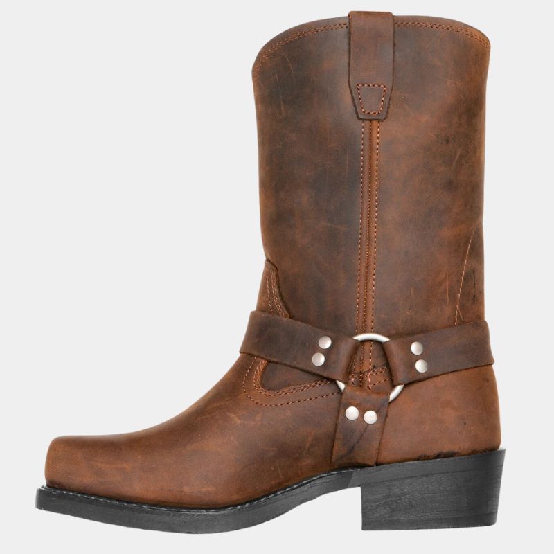 Leren cowboylaarzen - duurzame vintage stijl damesfootwear - Bakkermode.nl