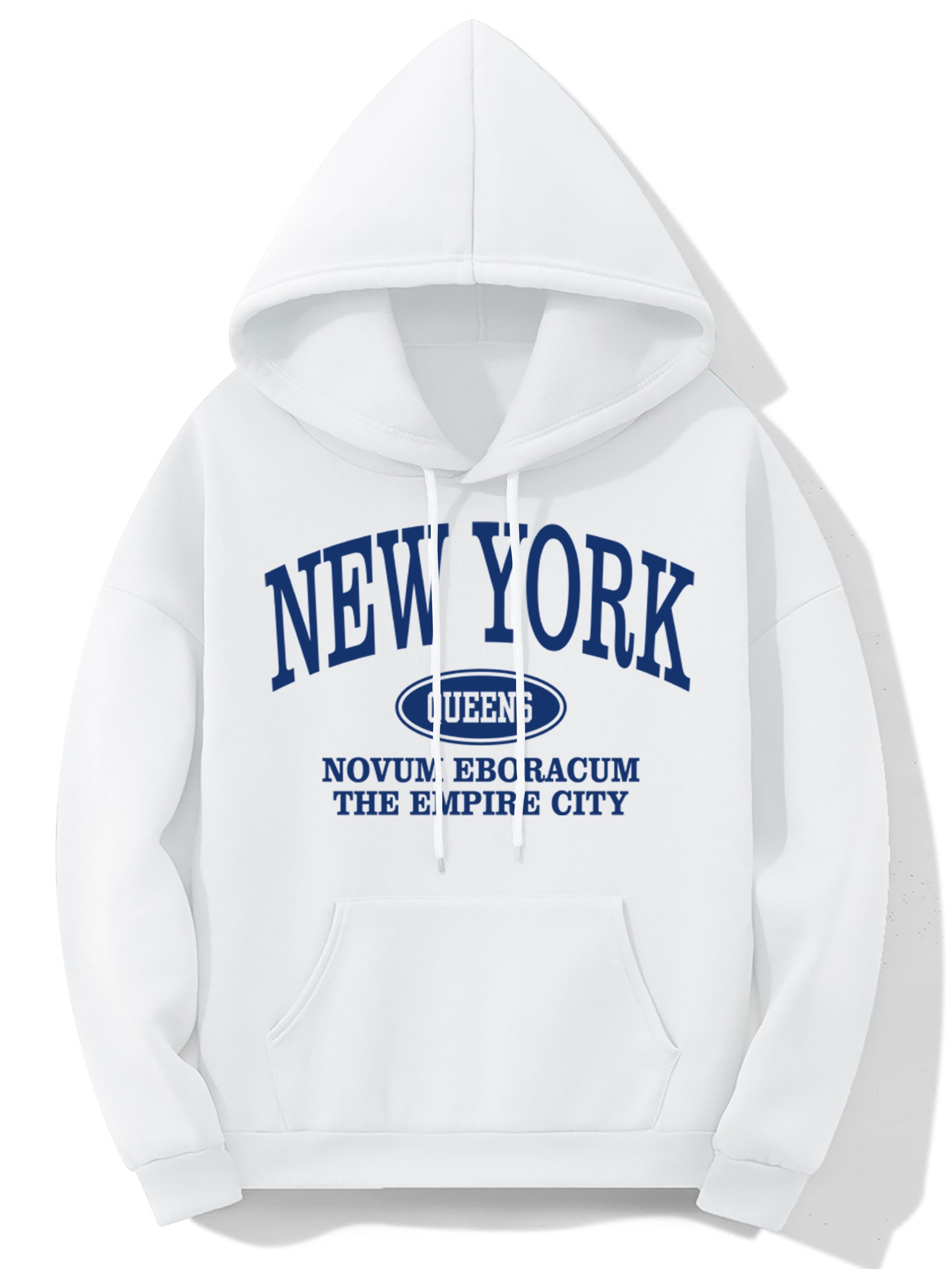 Hoodie met new york opdruk - gezellige dames sweatshirt