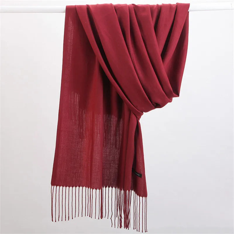 Cashmere sjaal - luxe zachte dameswrap - Bakkermode.nl
