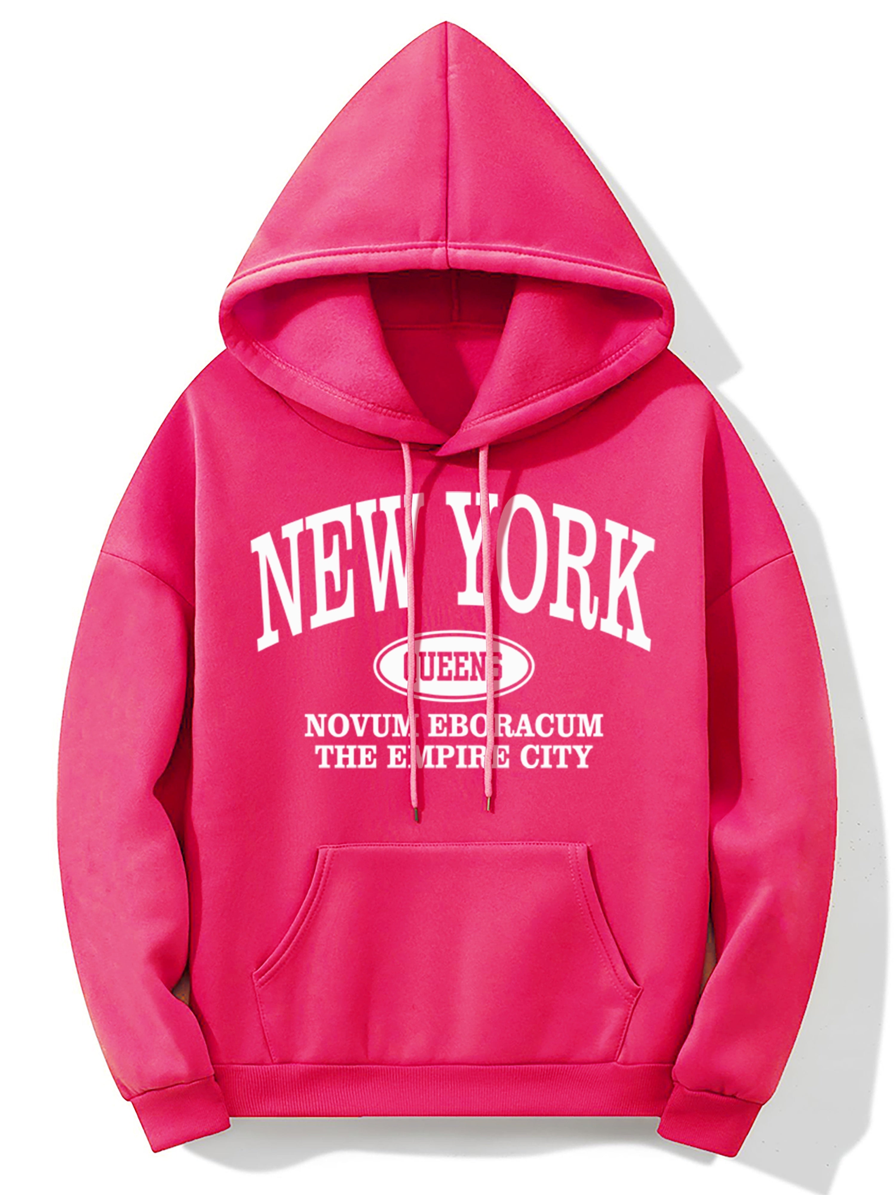 Hoodie met new york opdruk - gezellige dames sweatshirt