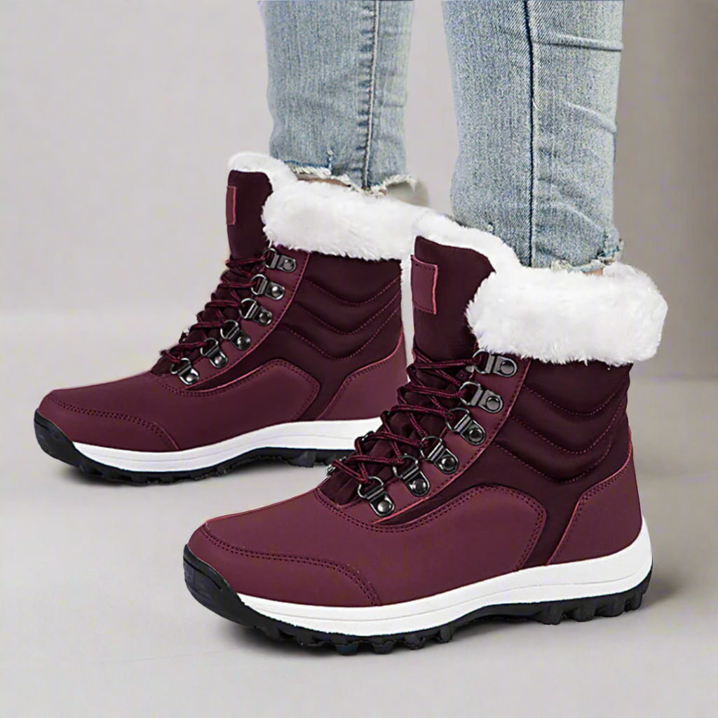 Dames winterschoenen - geïsoleerde waterdichte wandelschoenen