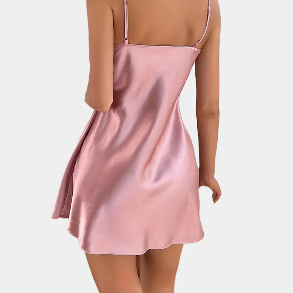 Dames satijnen nachthemd - comfortabele en elegante loungewear voor een stijlvolle nachtrust