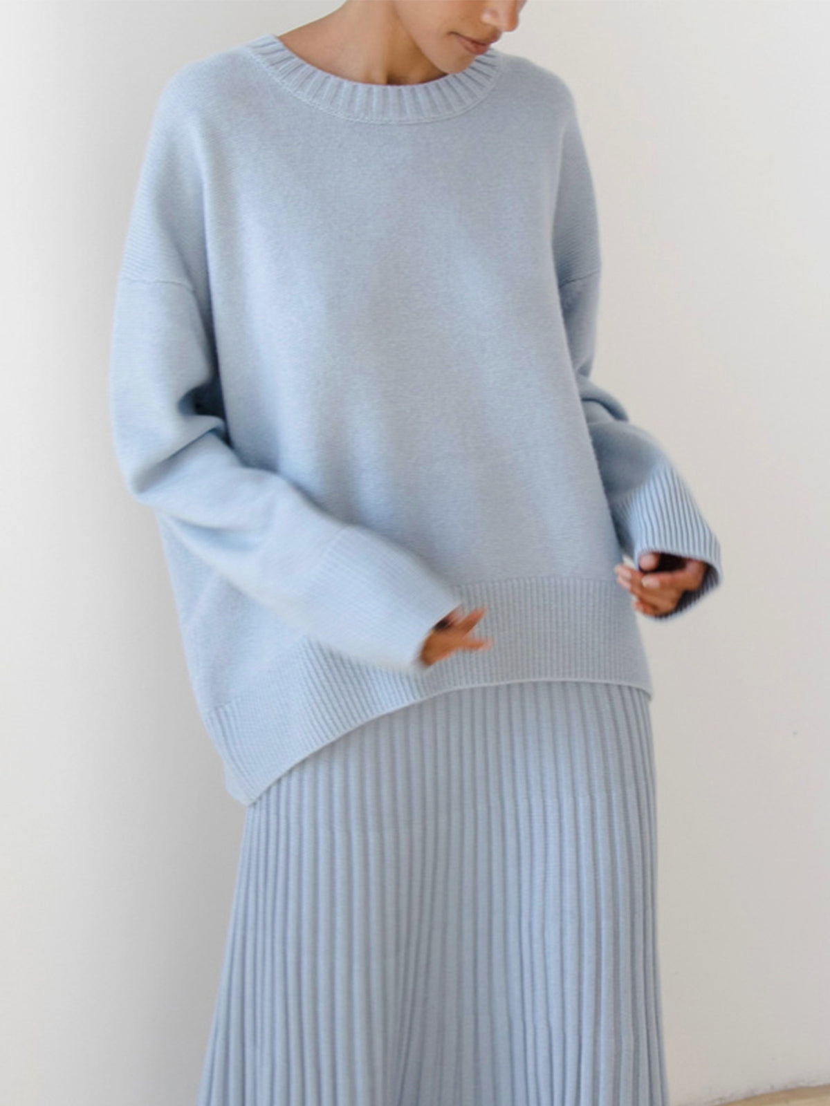 Gebreide trui - gezellige oversized knit top voor dames