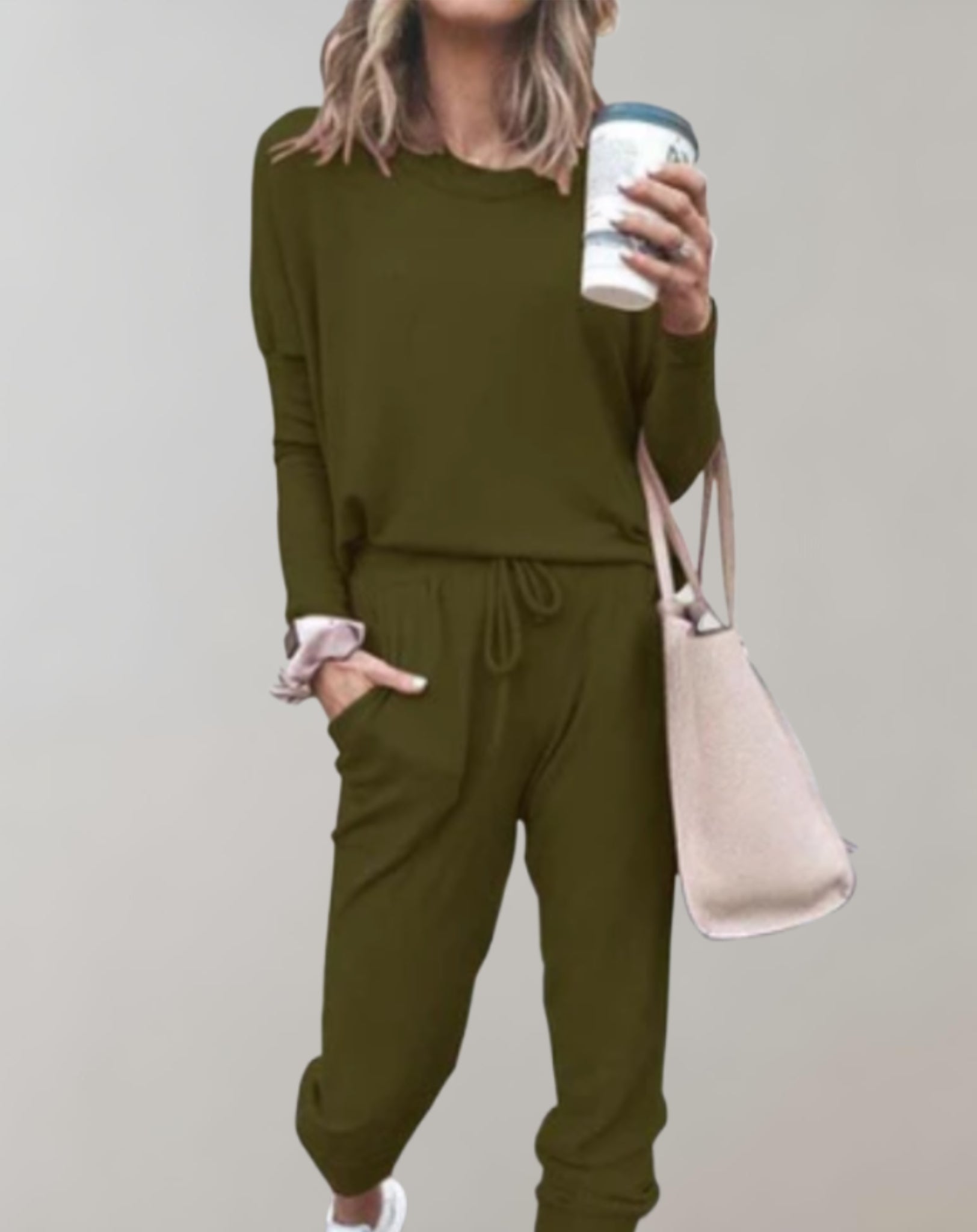2-delige loungewear set - gezellige top en broek voor dames