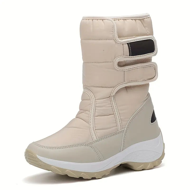 Dames winterlaarzen - geïsoleerde mid-tube snowboots voor buitenplezier - Bakkermode.nl