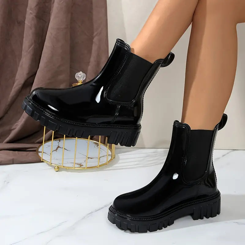 Gezellige laarzen - stijlvolle zwarte enkellaarsjes voor dames - Bakkermode.nl