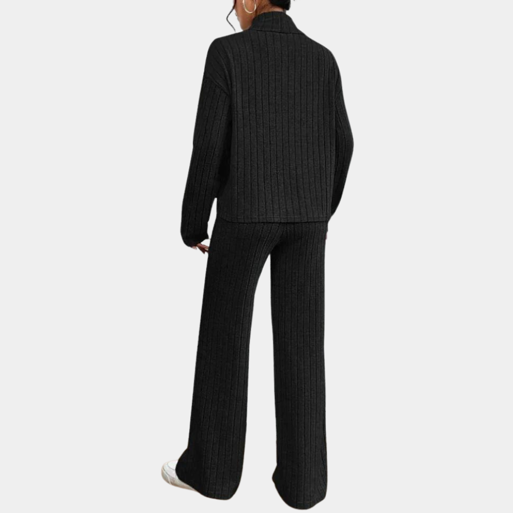 2-delige gebreide lounge set - fijne outfit voor dames