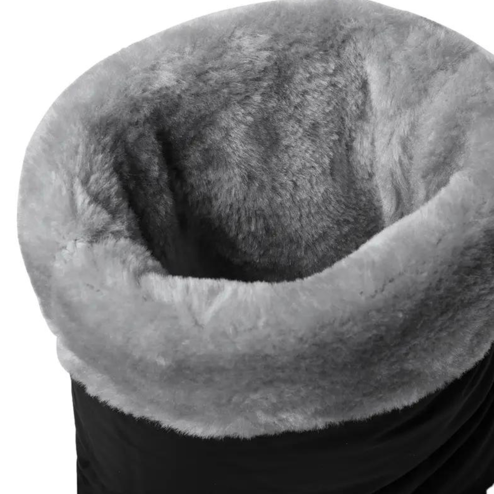 Winterkniehoge laarzen - geïsoleerde damesschoenen