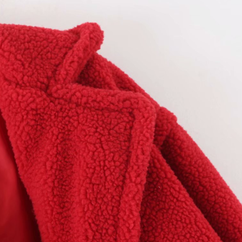 Dames teddyjas - stijlvolle lange oversized damesjas