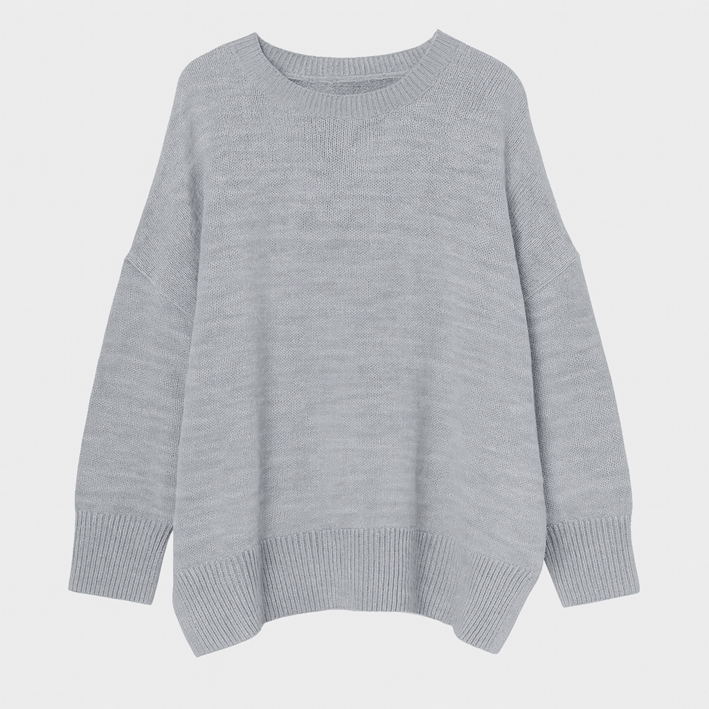 Dames oversized trui - zachte breiwear voor casual uitjes - relaxed fit jumper voor thuis en elke gelegenheid