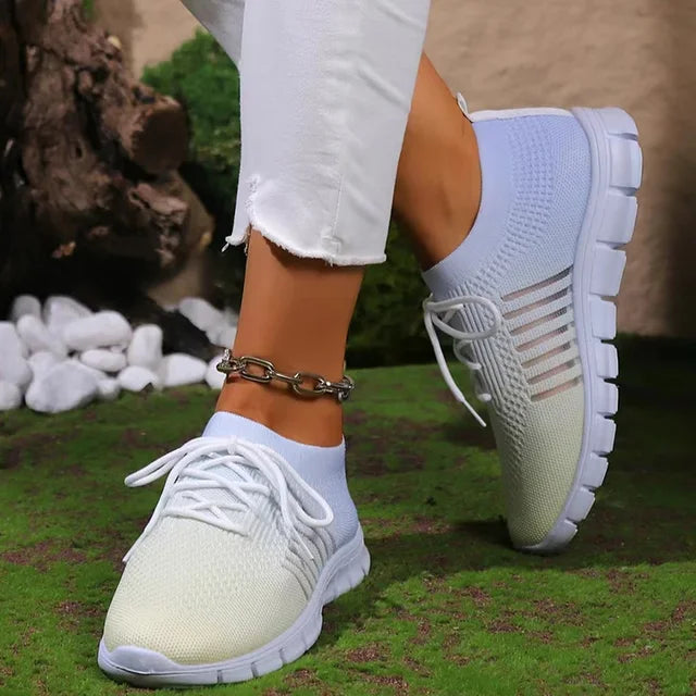 Slip-on sneakers - trendy dames sportieve schoenen