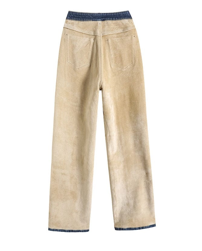 Dames relaxed wide leg jeans - stijlvolle vintage denim lichte blauw casual wear - hoge taille everyday broeken