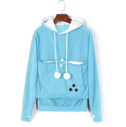 Hoodie met puppy pouch - gezellige dames top