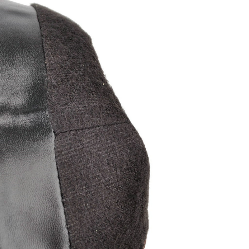 Kniehoge laarzen - elegante dames laarzen van vegan leer met hak - Bakkermode.nl