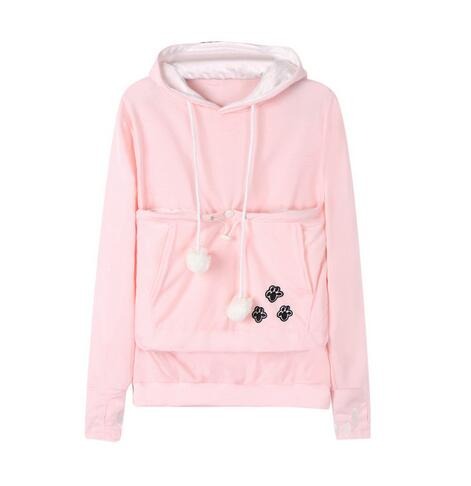 Hoodie met puppy pouch - gezellige dames top