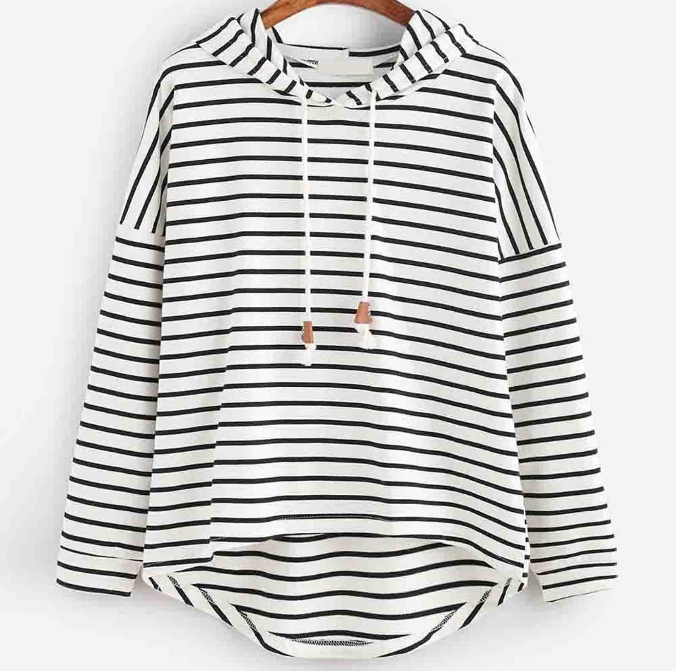 Gestreepte hoodie - casual dames top voor stijl en gezelligheid