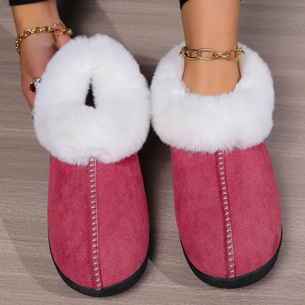 Dames slippers - warme en zachte binnenschoenen