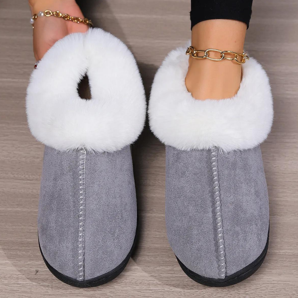 Dames slippers - warme en zachte binnenschoenen
