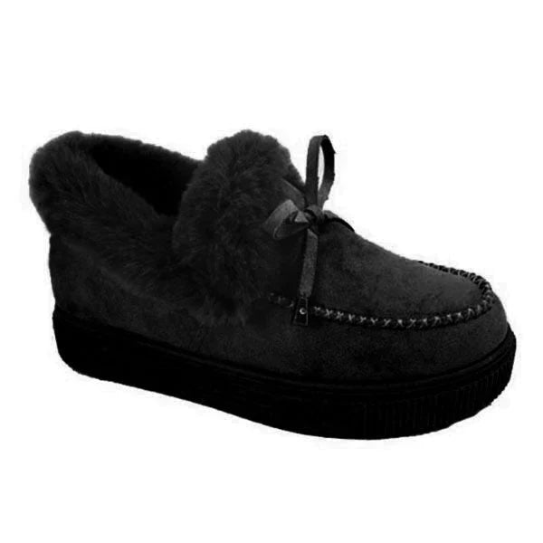 Faux fur instappers - gezellige casual damesfootwear