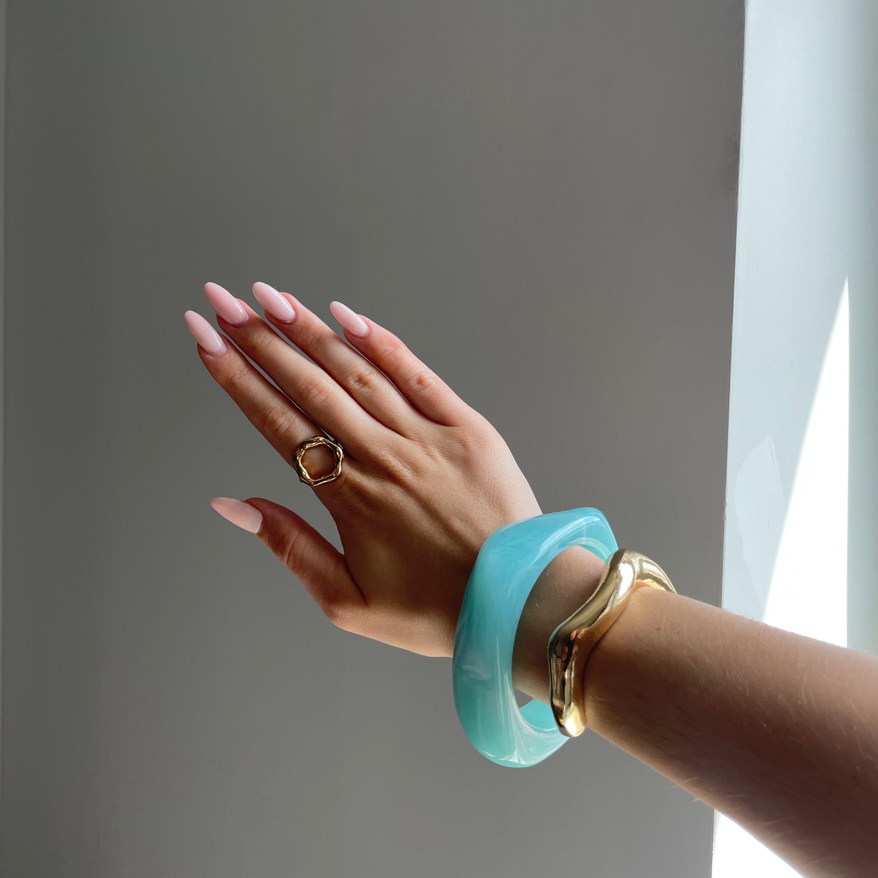 Dames open cirkelring - elegante gouden ontwerp voor elke gelegenheid