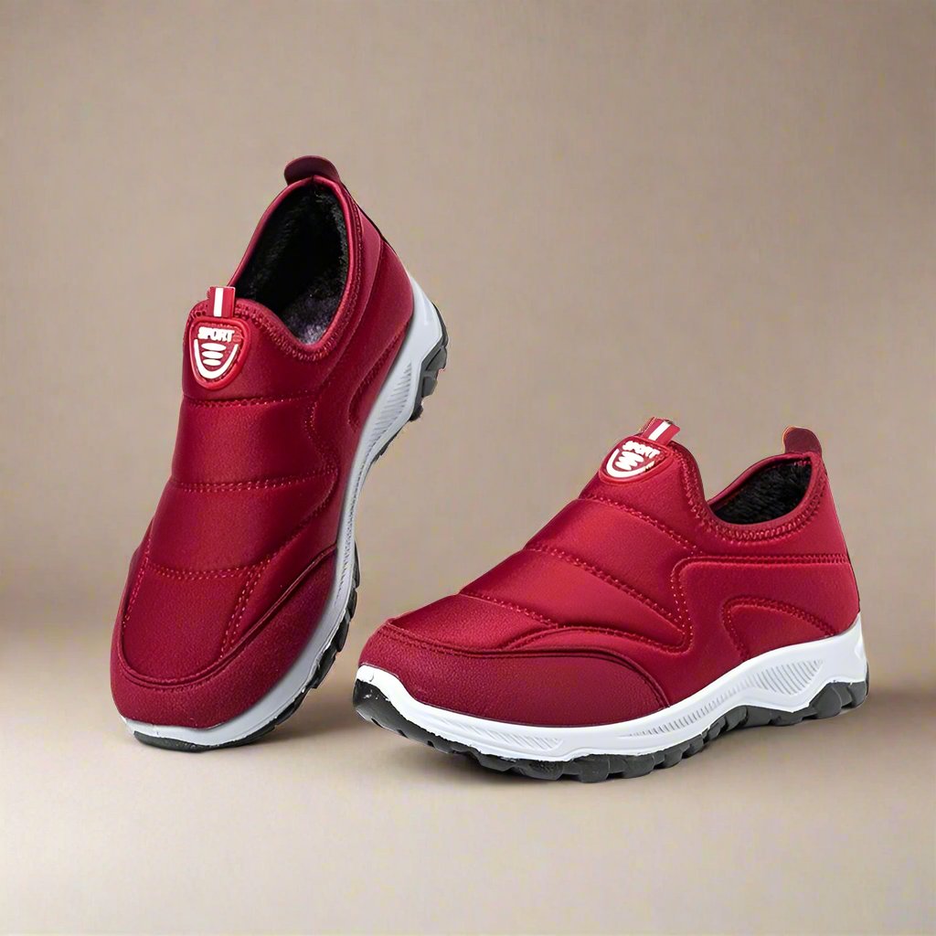 Vrouwelijke slip-on sportschoenen - lichtgewicht en fijne wandelschoenen