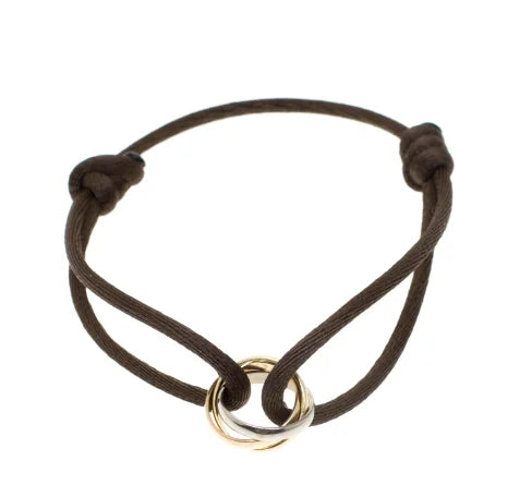 Élégance trinity armband - verfijnde damesarmband met gouden en zilveren accenten
