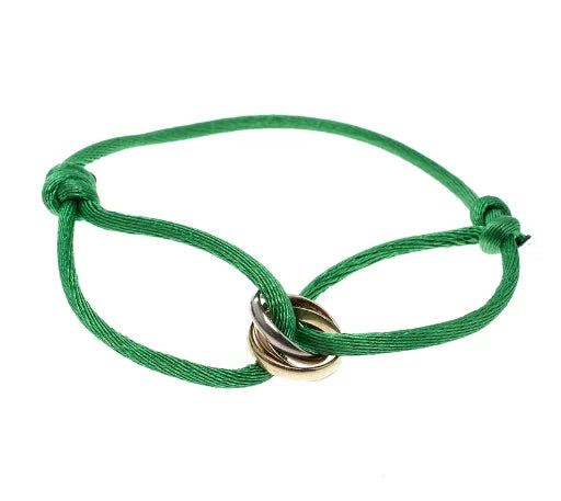 Élégance trinity armband - verfijnde damesarmband met gouden en zilveren accenten